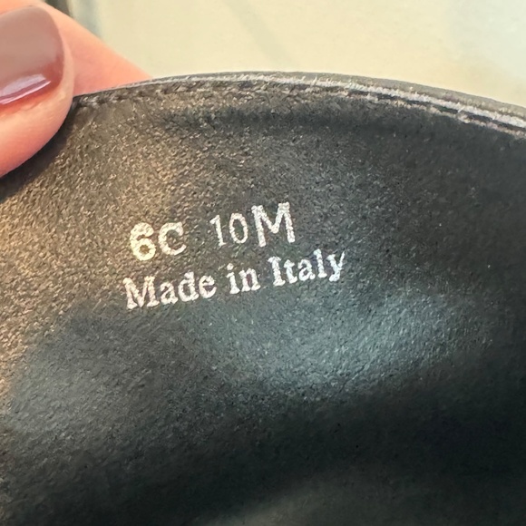 SAS ITALY Duchess Black Leather Knee High Tall Riding Boots Womens Size 10M - Picture 9 of 16